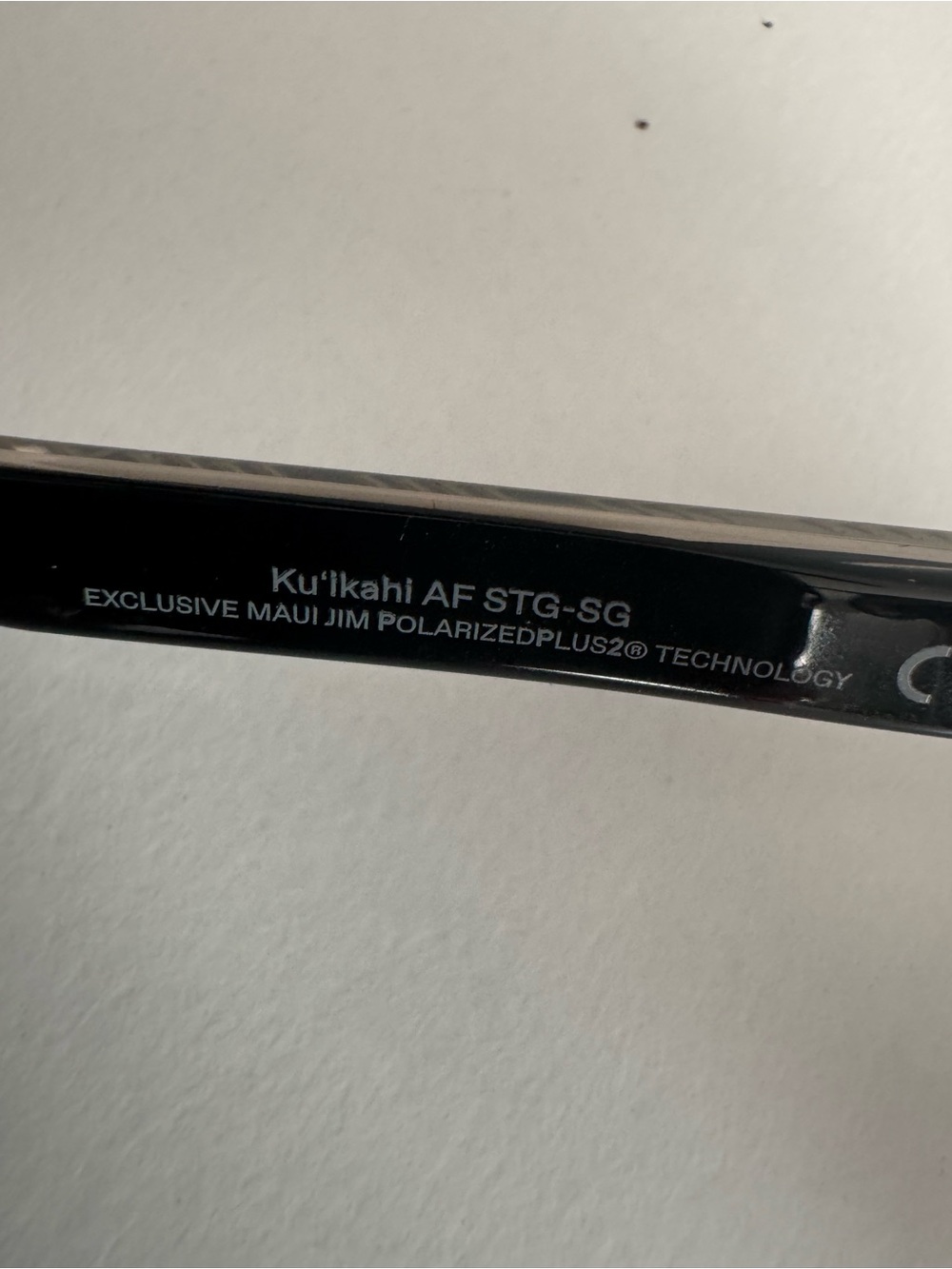 Maui Jim Ku‘ikahi AF STG-SG Polarized Sunglasses Black / Gray 55mm Made in Italy - Picture 6 of 12